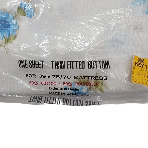 Cannon Monticello No-Iron Twin Fitted Bottom Sheet 39x75/76 - Picture 2 of 4